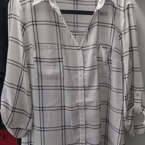 Fortune + Ivy Christelle Button Down Blouse